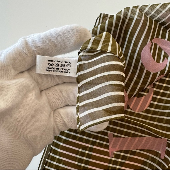 Vintage Dior Silk Scarf - Picture 3 of 4